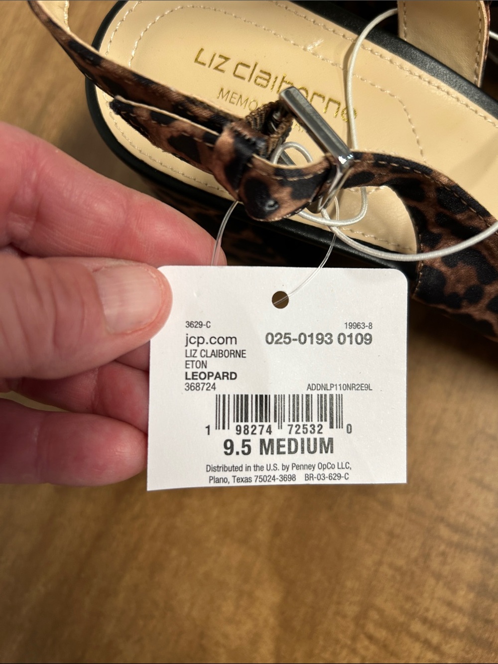 NWT Liz Claiborne Leopard Print Pointed Toe Slingback Block Heel Pumps 9.5
Y - Picture 8 of 16
